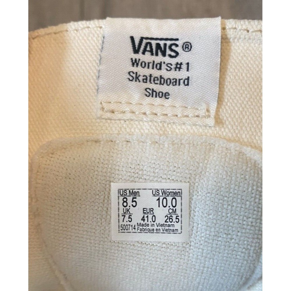 VANS HD Ultracush 8.5M/10W Sk8-Low Reissue Snake Marshmallow Canvas 500714 - Picture 8 of 8
